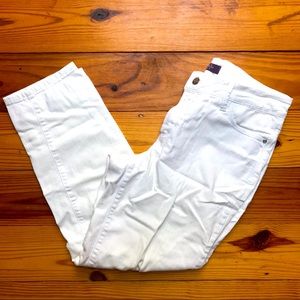 NYDJ White Ankle Jeans, EUC, 8
